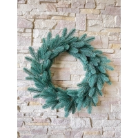 Cast New Year's wreath d-52 sm blue