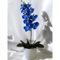 Artificial orchid pot 1 branch