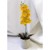 Artificial orchid pot 1 branch