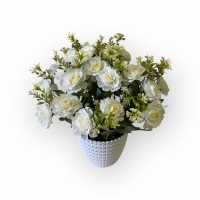 Dahlia bouquet in a flowerpot