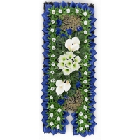 Tombstone made of artificial needles with flowers “Prestige”