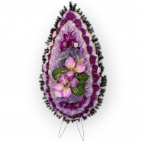 A funeral wreath decorated №065